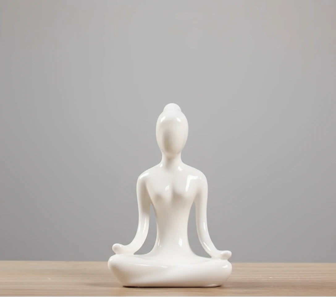 Ceramic Yoga Sculpture