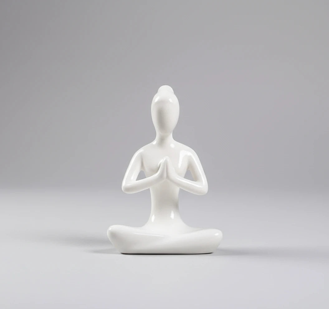 Ceramic Yoga Sculpture