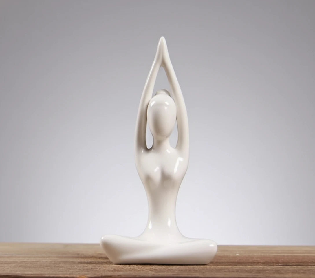 Ceramic Yoga Sculpture