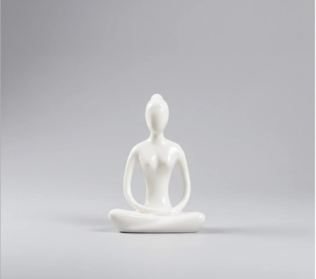 Ceramic Yoga Sculpture